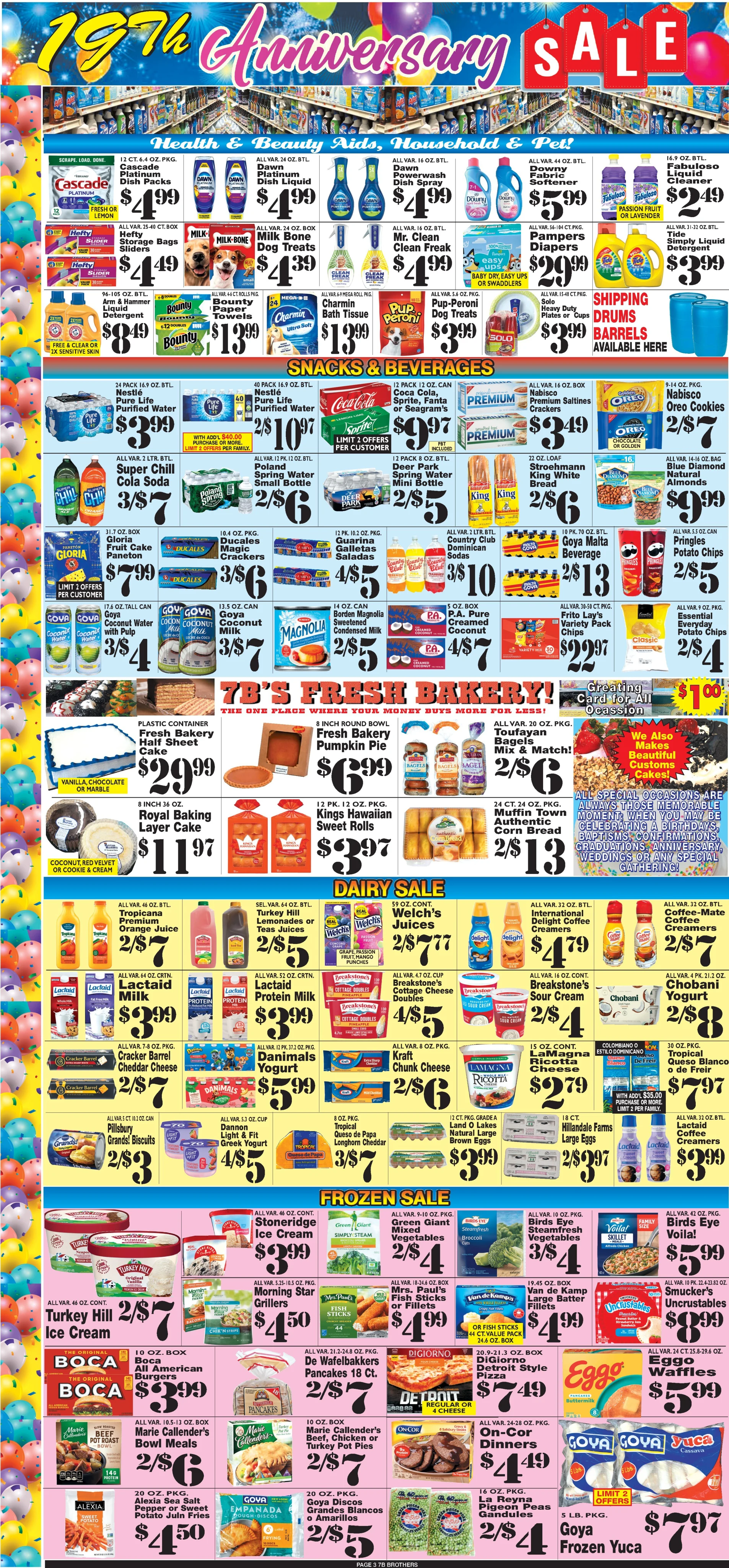 7 Brothers Supermarket Weekly Ad - Page 3