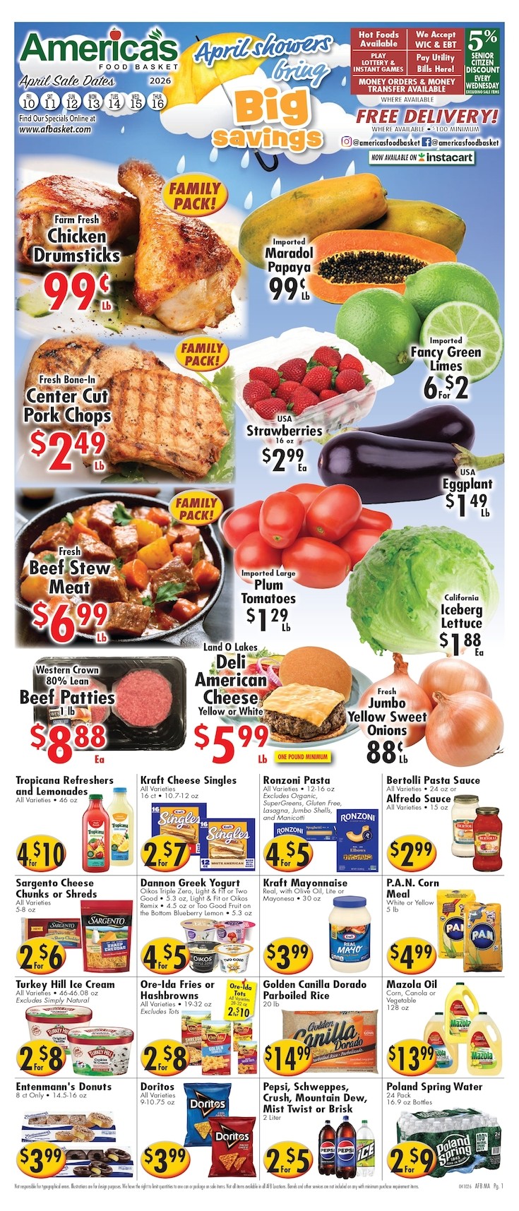 Weekly Specials | Print Weekly Specials Weekly Specials