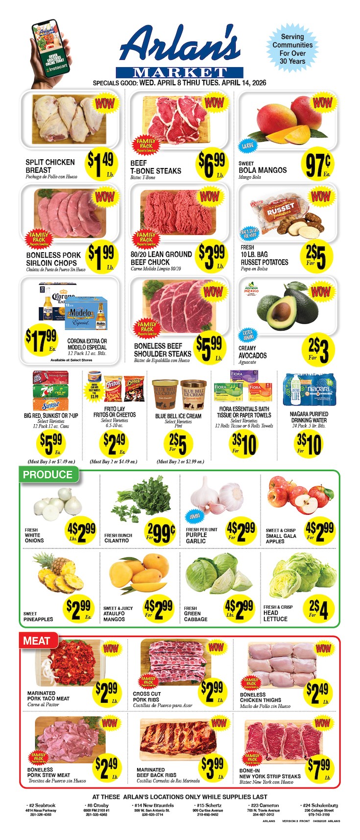 Weekly Ad 4/8/2026 - 4/14/2026 | Print Weekly Specials Weekly Ad 4/8/2026 - 4/14/2026