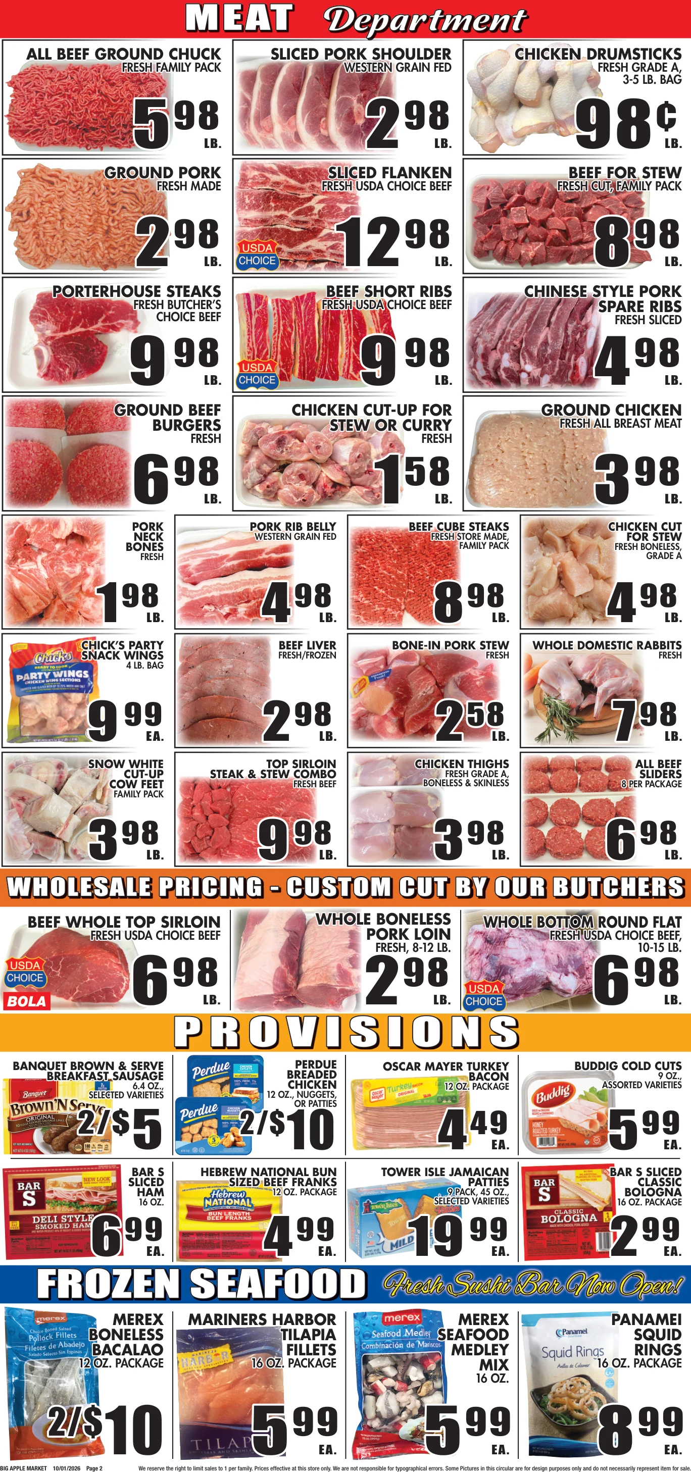 Big Apple Meat Market Big Apple Meat Market - Page 2