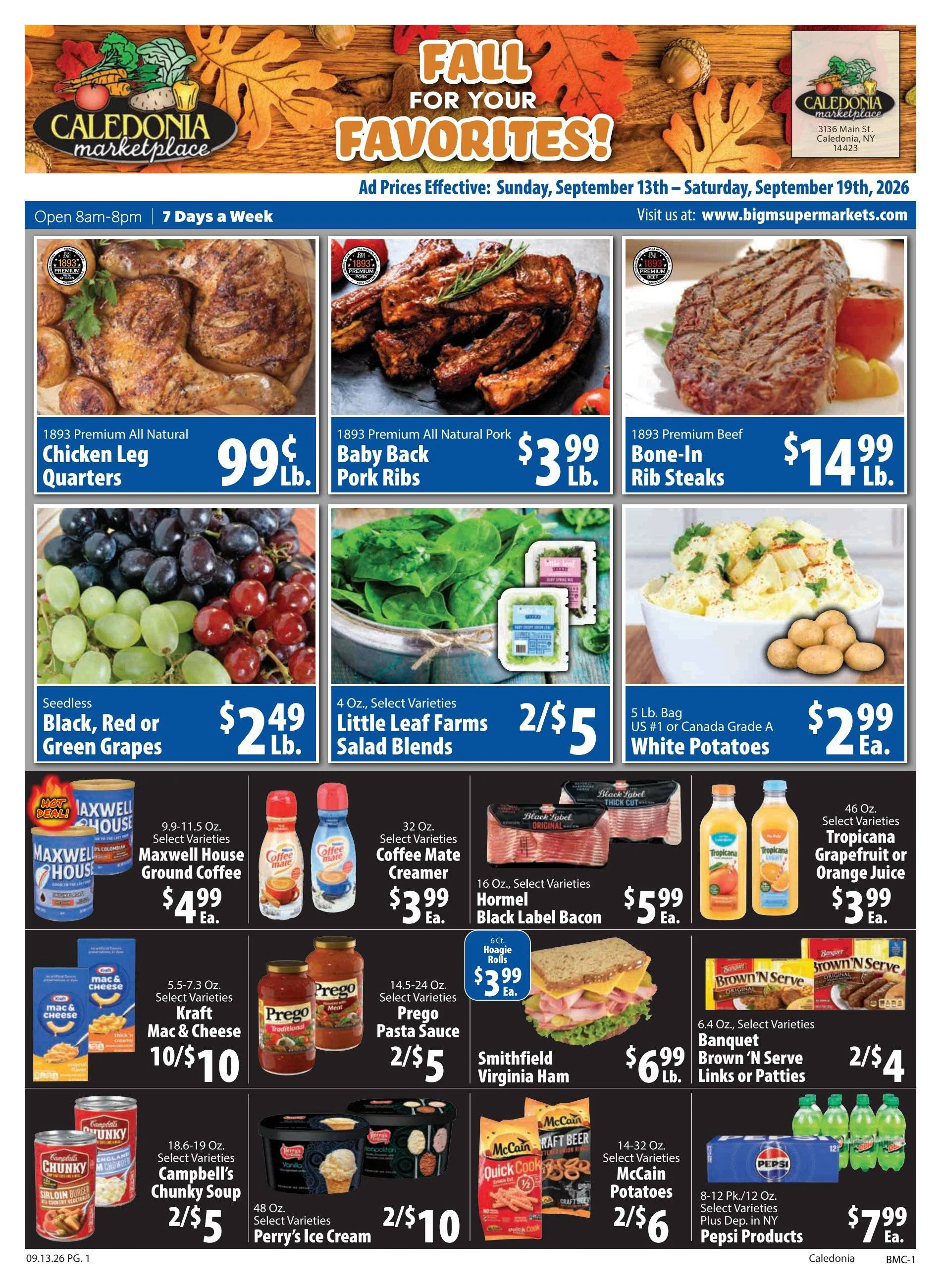 Big M Supermarkets Weekly Ad 9/13/2026 - 9/19/2026 - Page 1