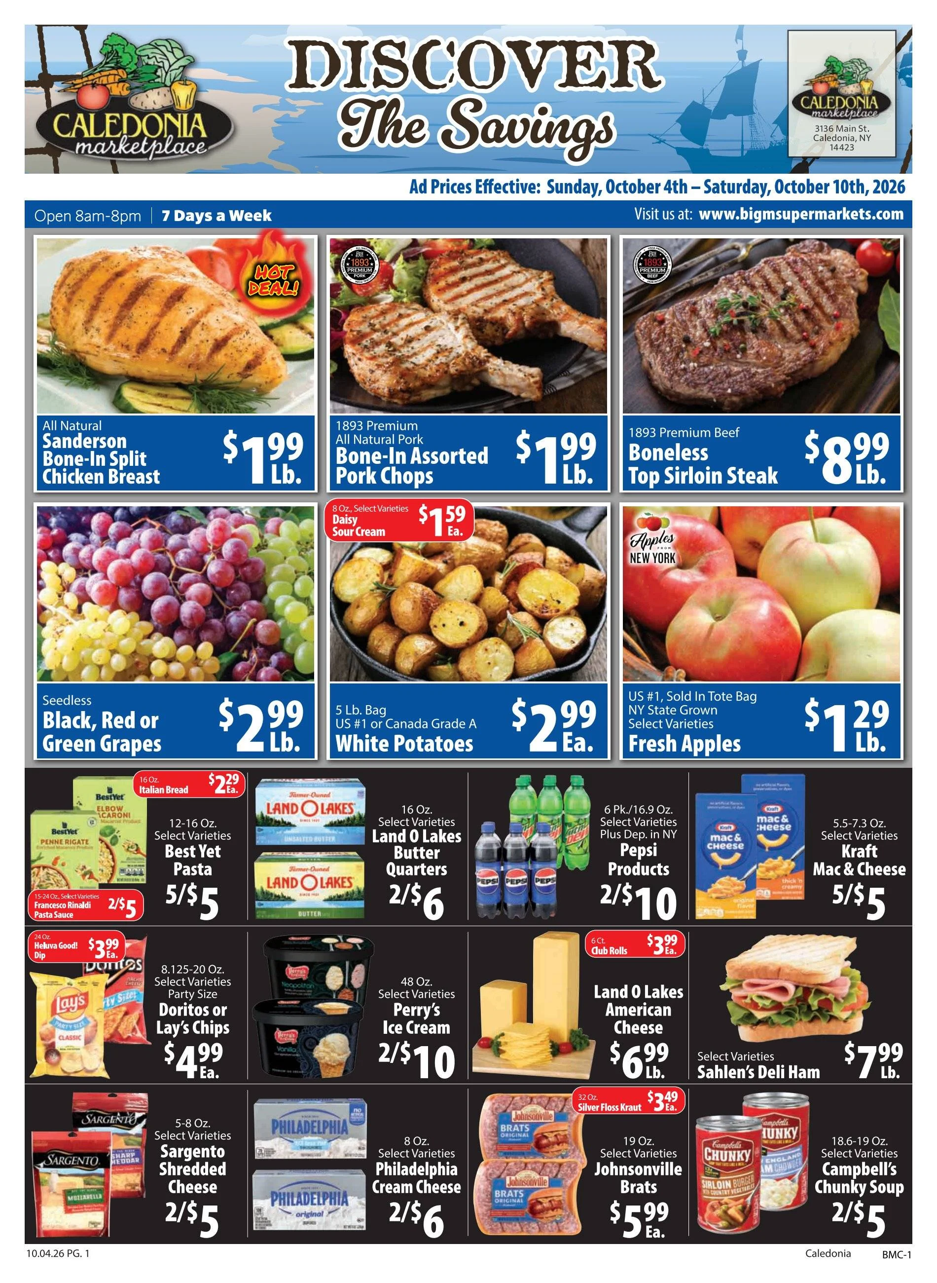 Big M Supermarkets Weekly Ad 10/4/2026 - 10/10/2026 - Page 1