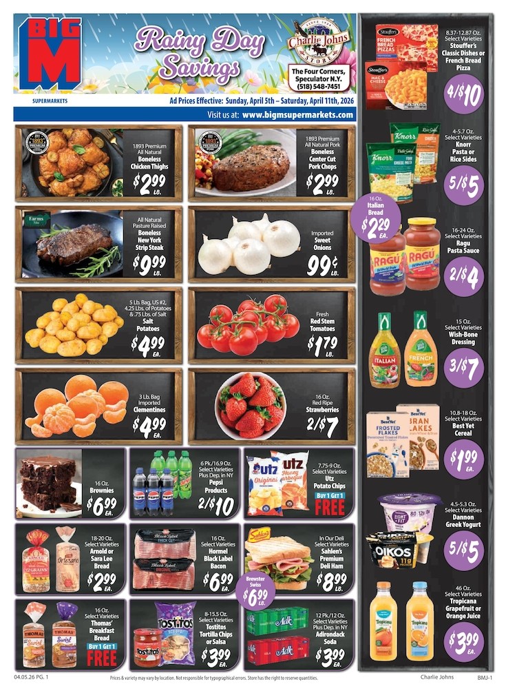 Weekly Specials | Print Weekly Specials Weekly Specials