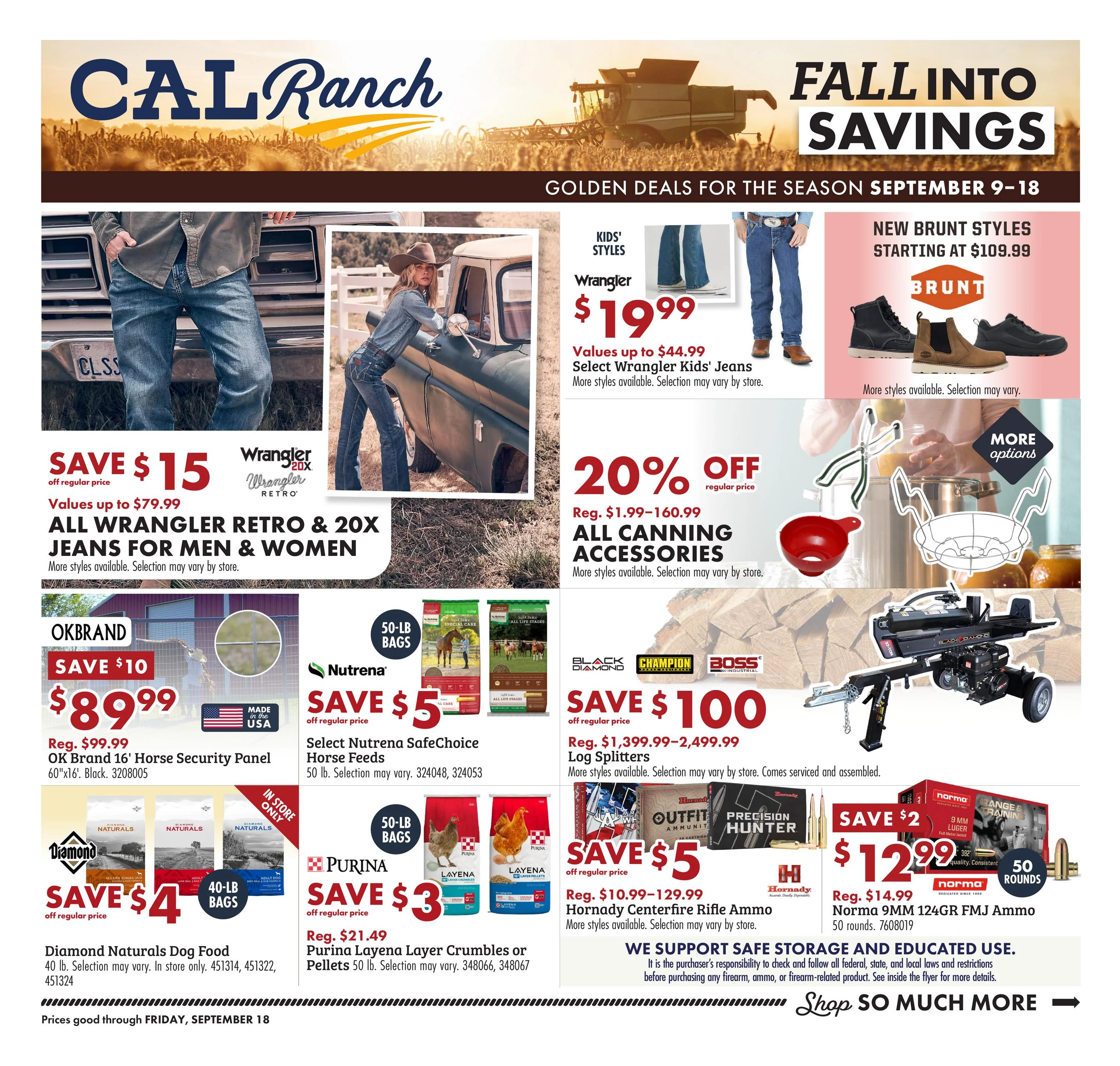 C-A-L Ranch Stores Fall Into Savings - Page 1