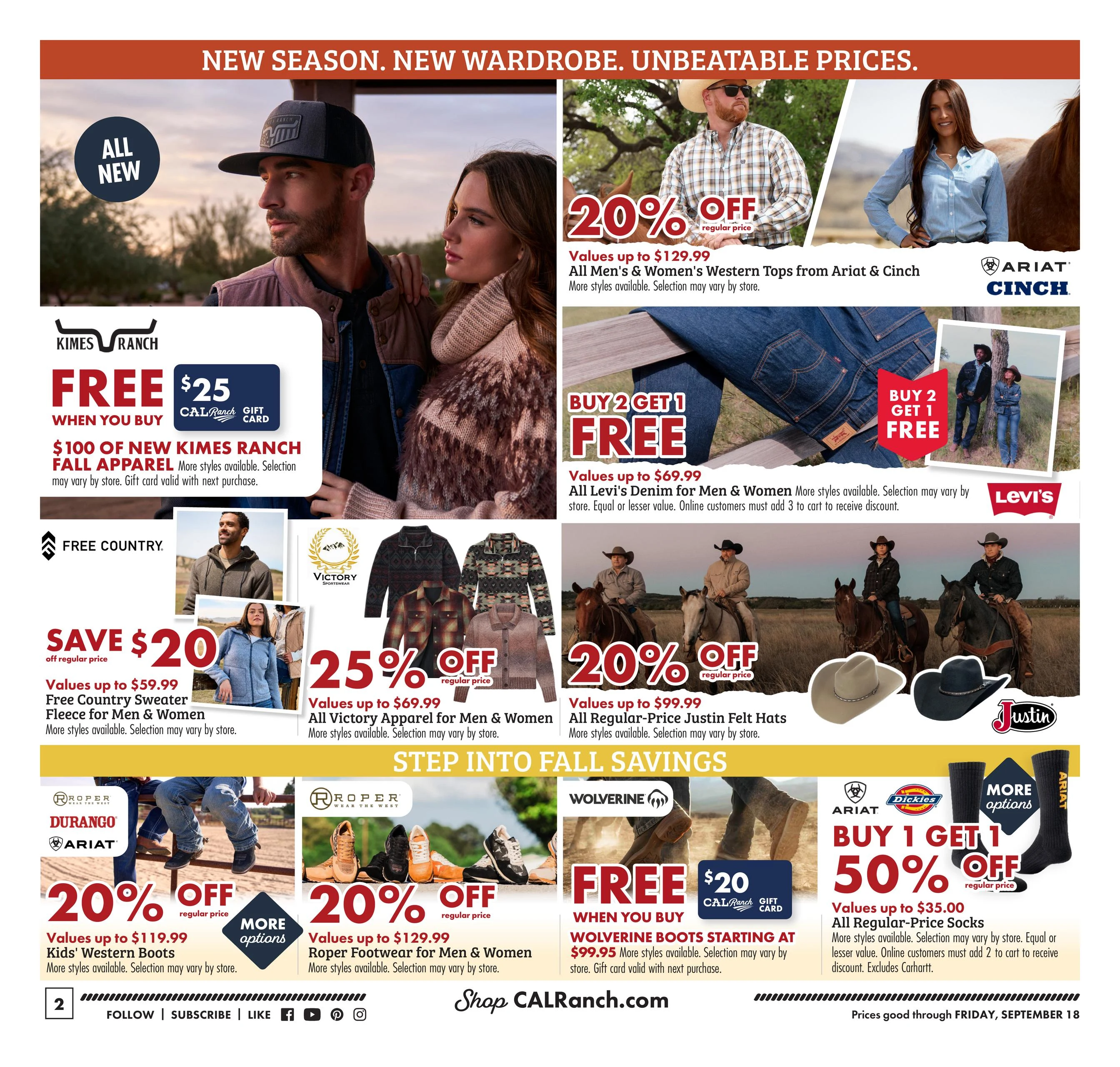 C-A-L Ranch Stores Fall Into Savings - Page 2