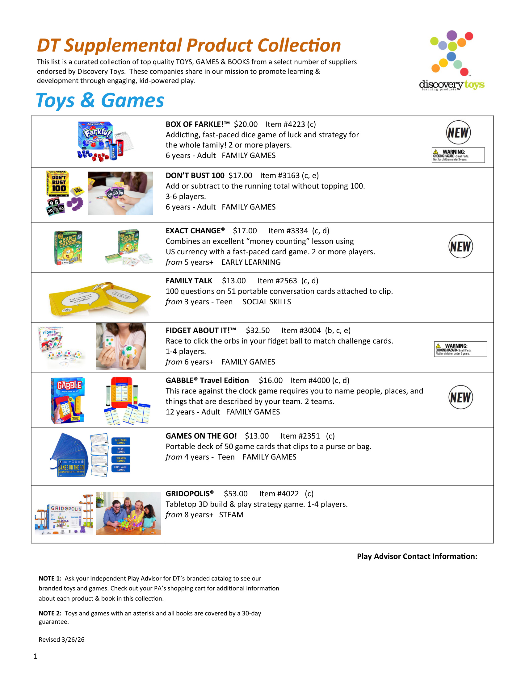 Flyer page 1