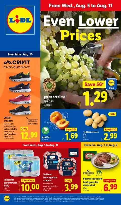 Lidl Weekly Ad (Aug 5 - Aug 11, 2026)