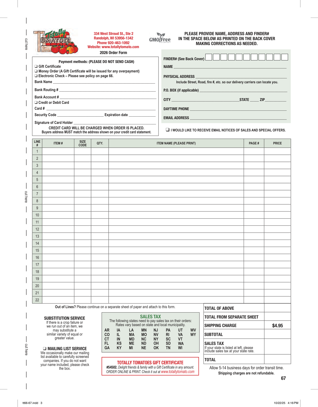 Flyer page 67