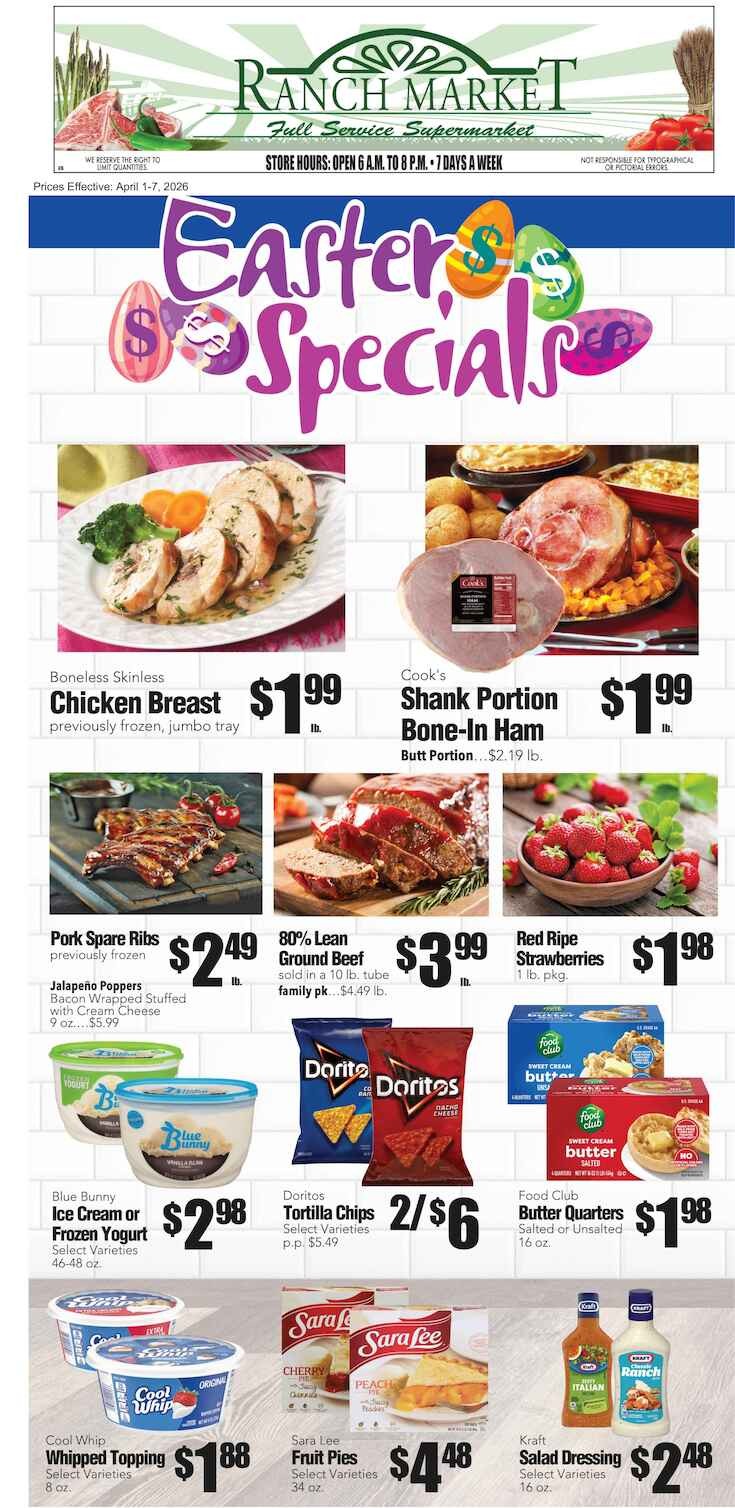 Weekly Specials | Print Weekly Specials Weekly Specials