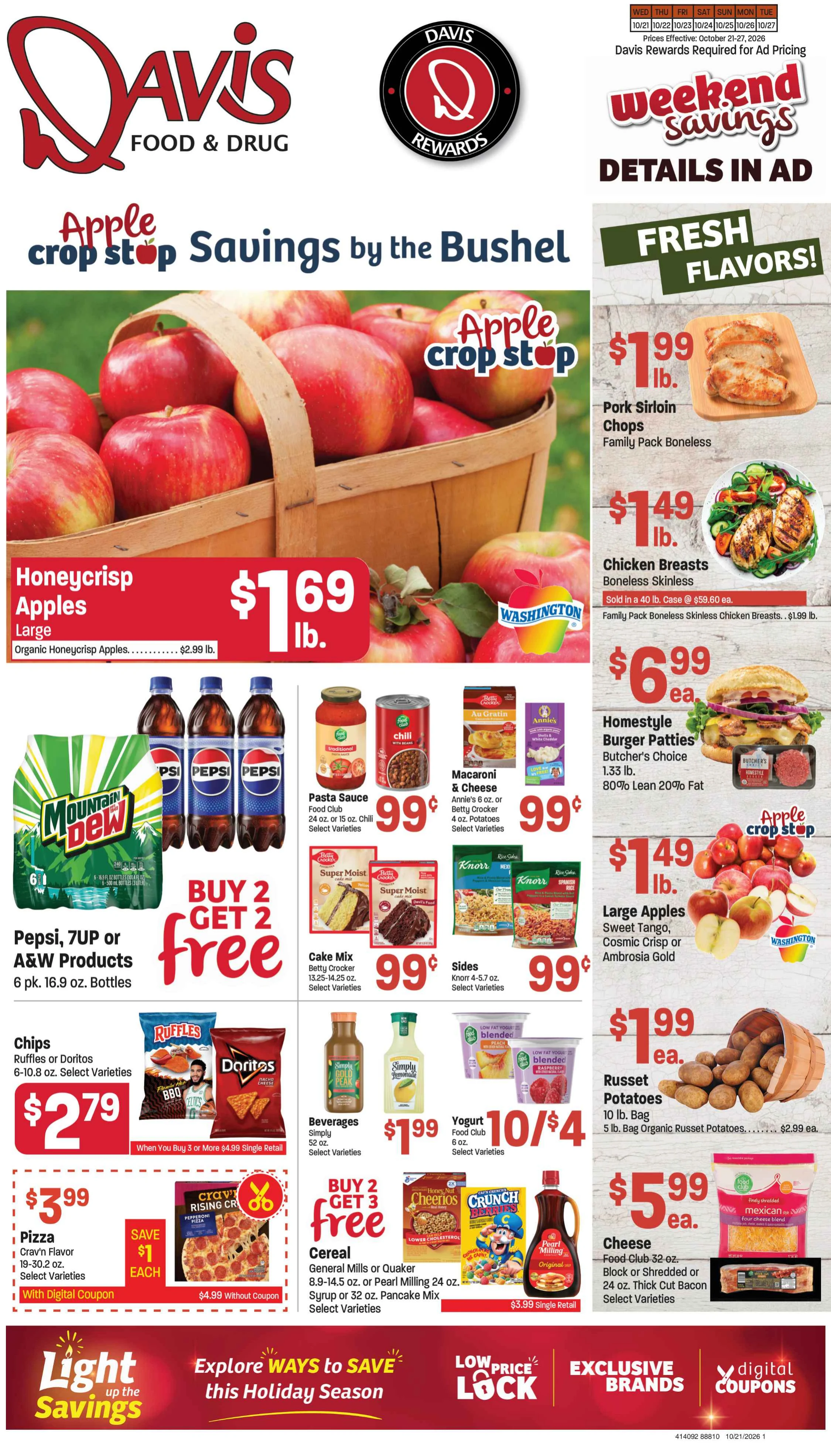 Davis Food & Drug Weekly Ad - Page 1