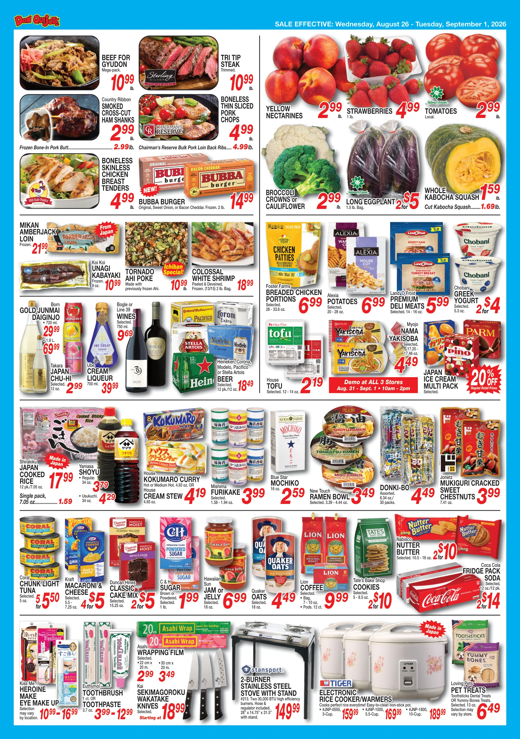 Don Quijote Hawaii Weekly Flyer Wed, Aug 26, 2026 - Tue, Sep 1, 2026 - Page 2