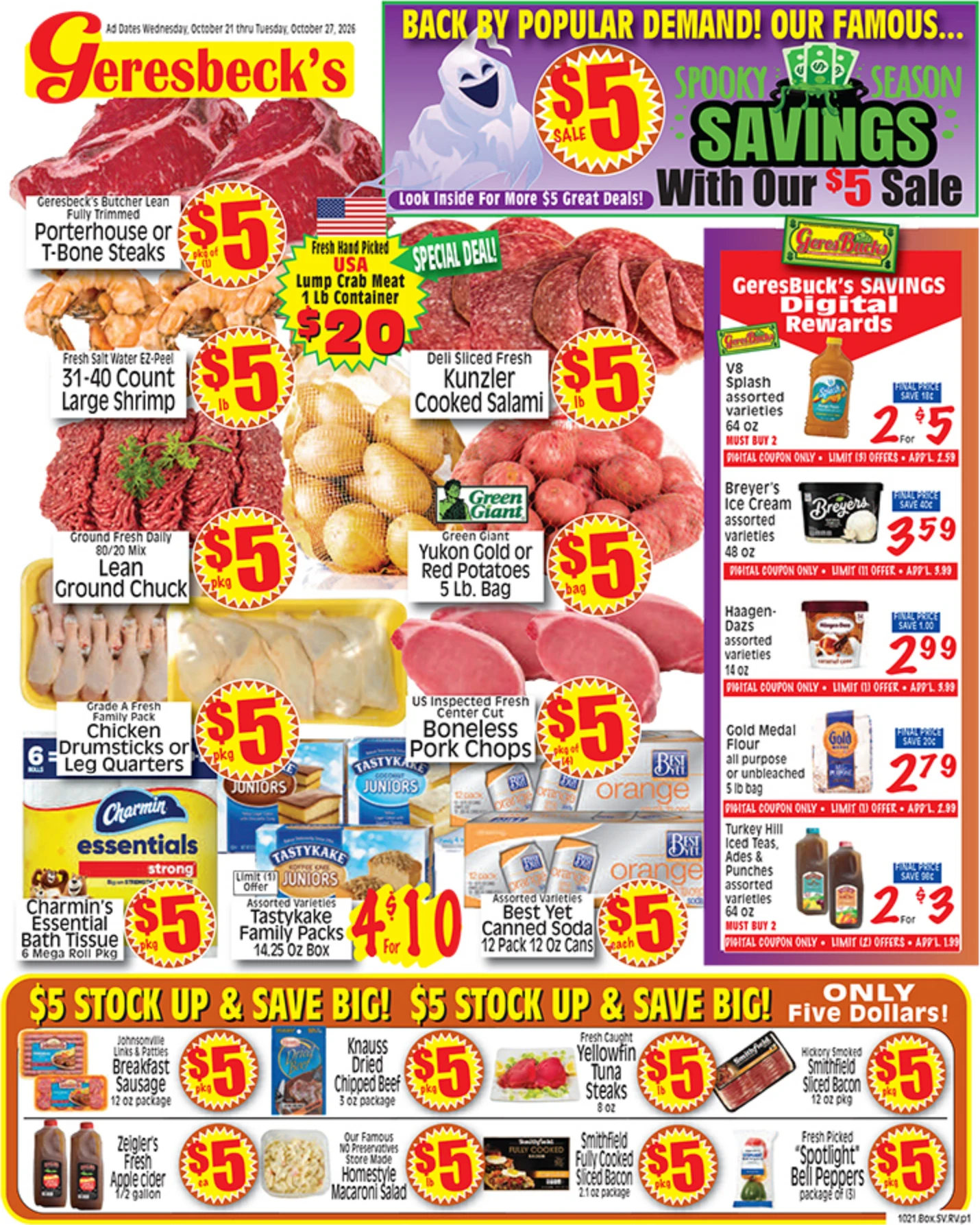 Geresbeck's Food Market Weekly Circular - Page 1