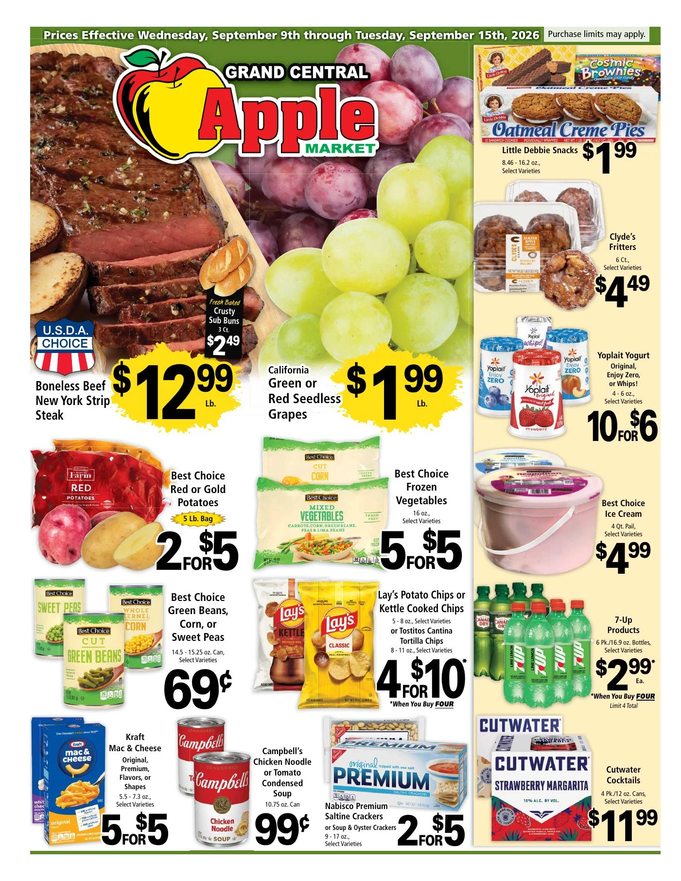 Grand Central Apple Market Weekly Ads - Page 1