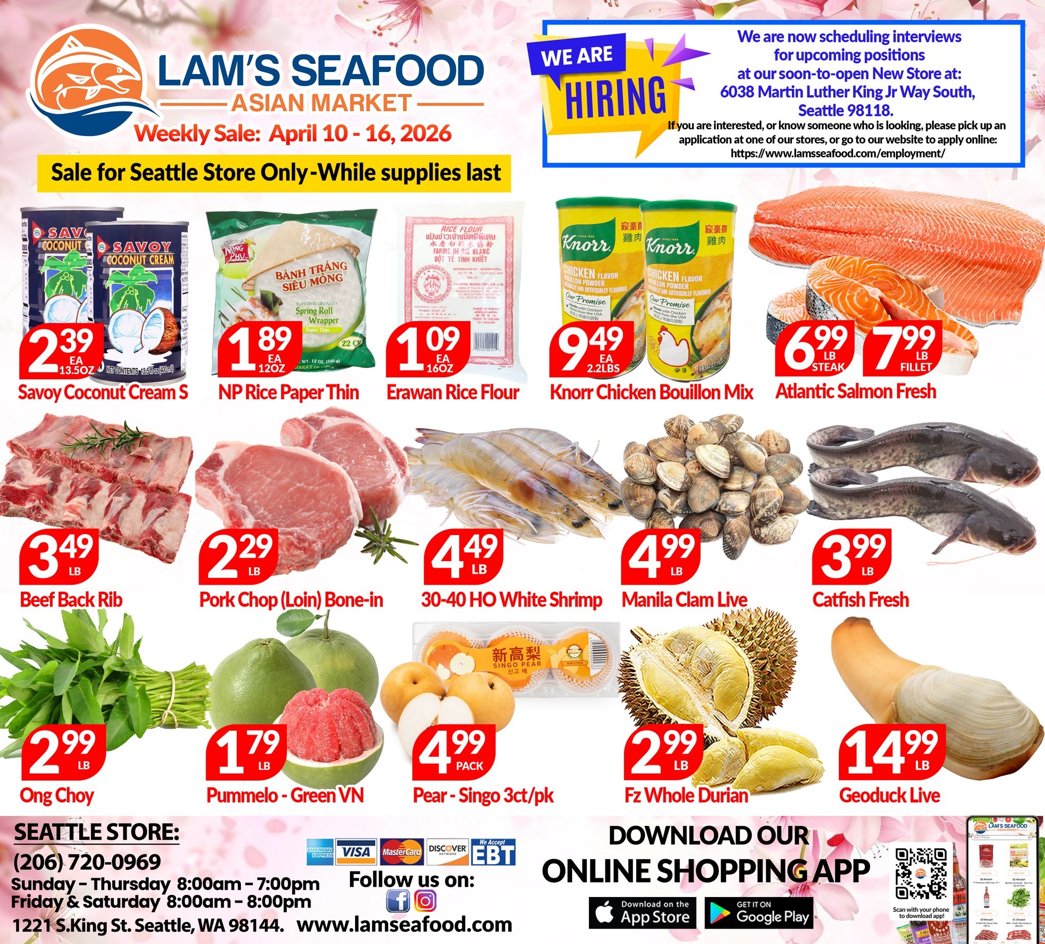 Seattle's Weekly Special | Seattle's Weekly Special Filipino Sale Weekly Sale