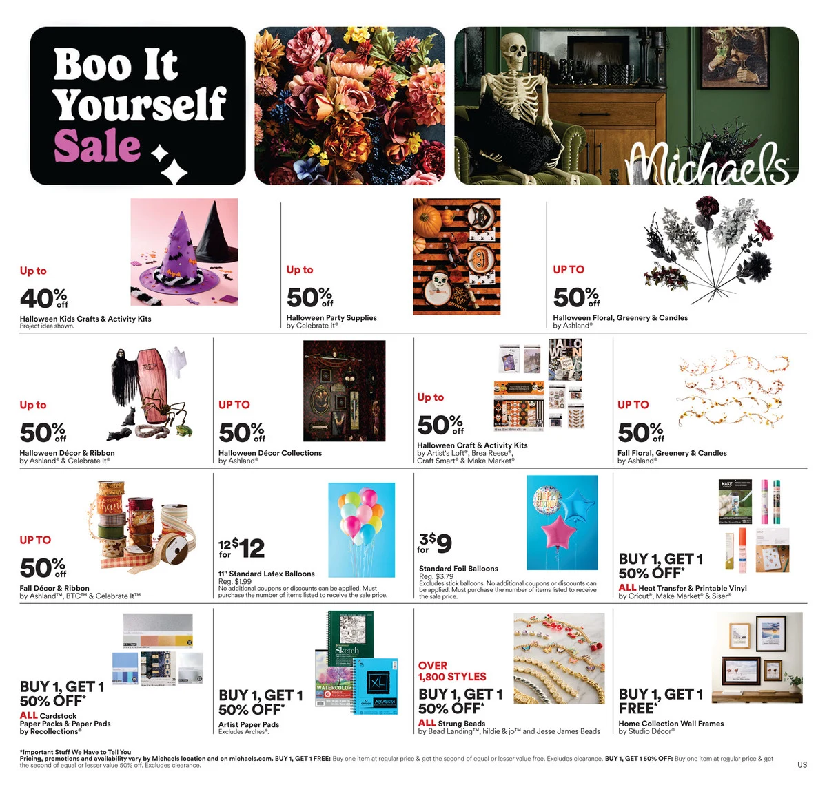 Michaels 9/27 Weekly Ad - Page 2