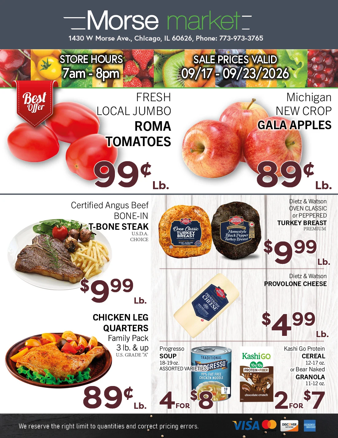 Morse Fresh Market Morse Fresh Market Weekly Ad - Page 1