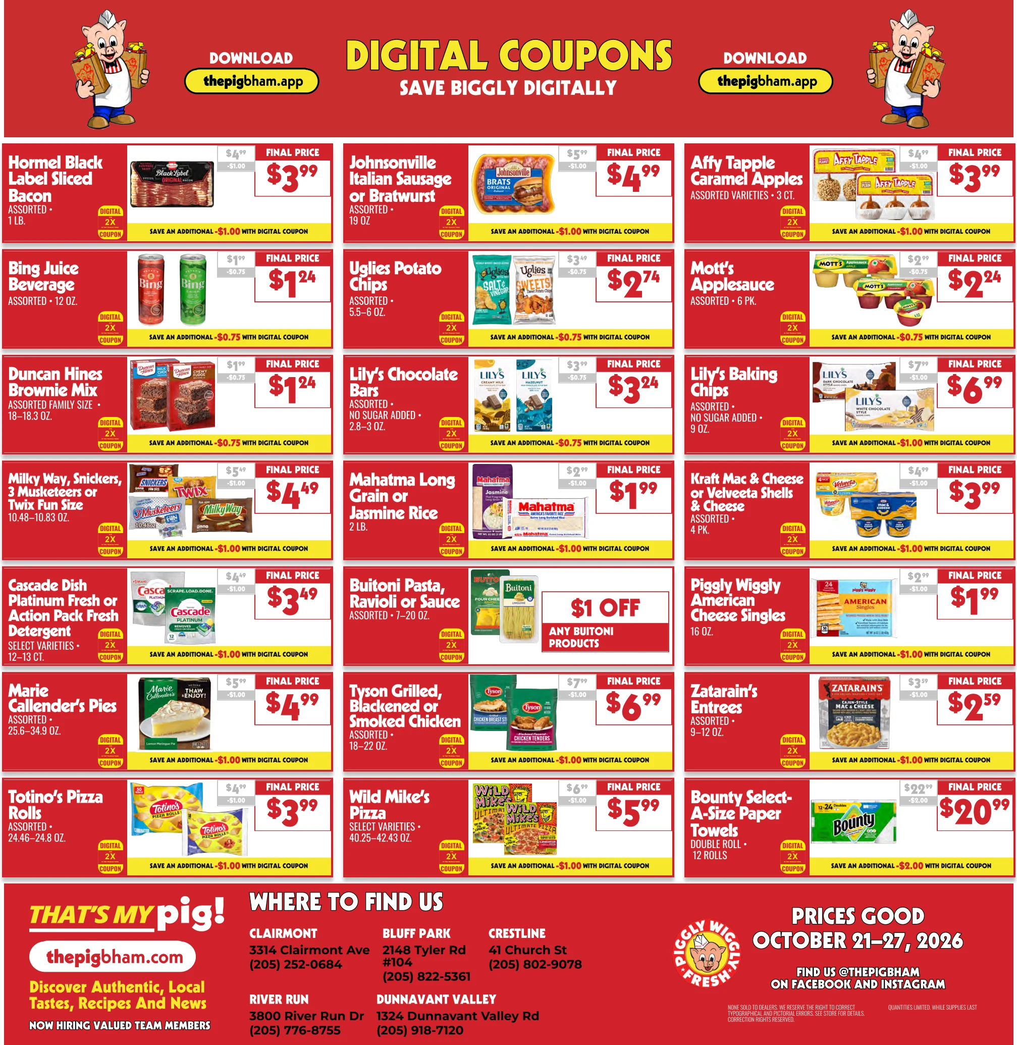 Piggly Wiggly ThePig Weekly Ad (Bluff Park Clairmont Crestline Dunnavant Valley Homewood River Run) - Page 4