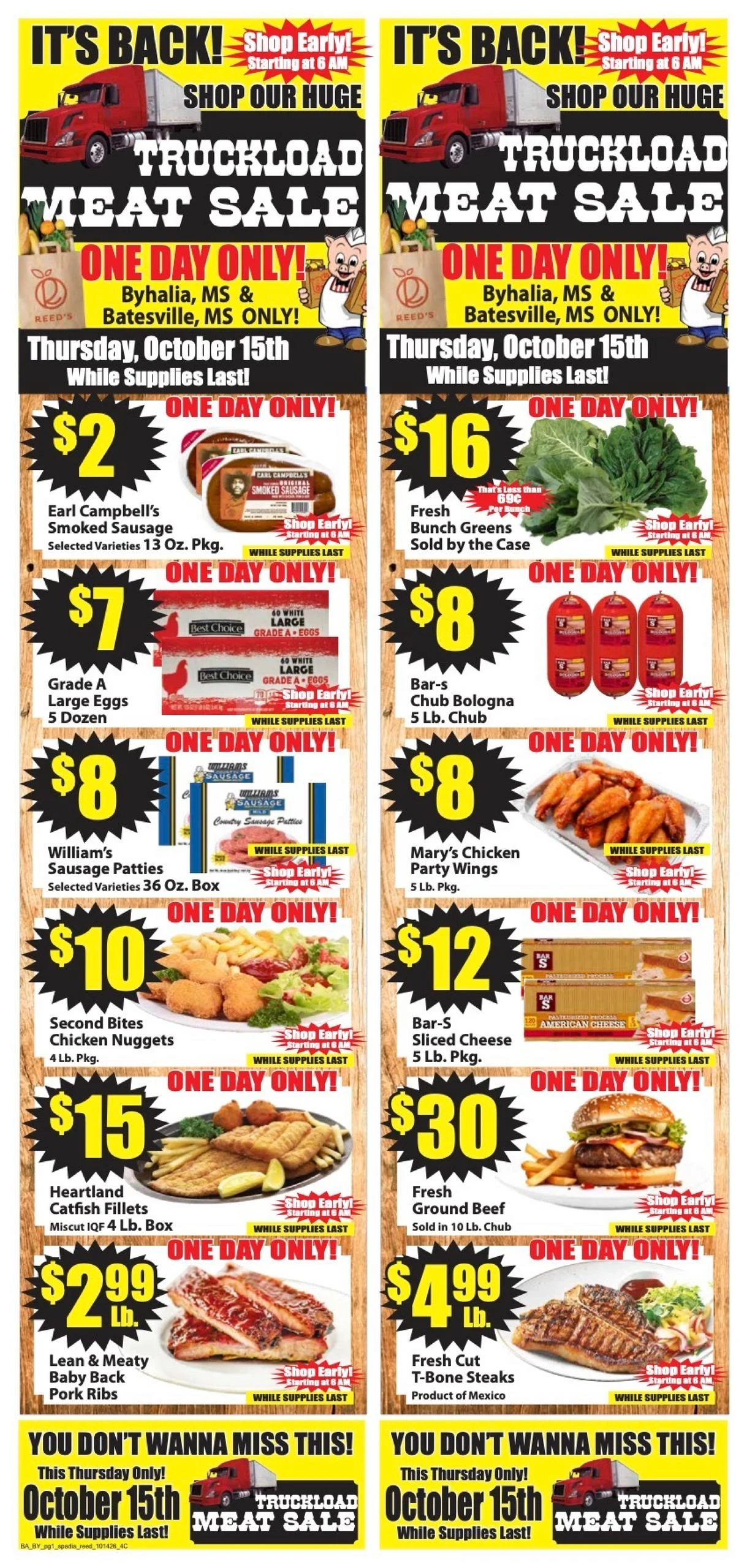 Reed's Piggly Wiggly (saveatthepig) Indexed Bi-Weekly - Page 1