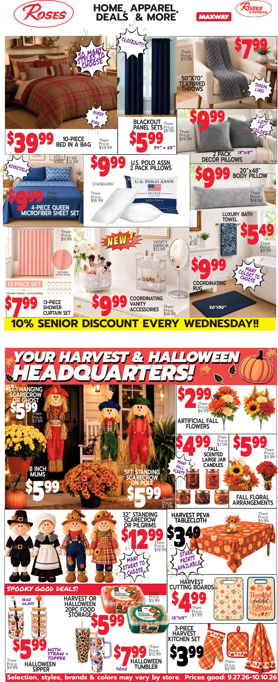 Roses Discount Stores Weekly Deals - Page 1