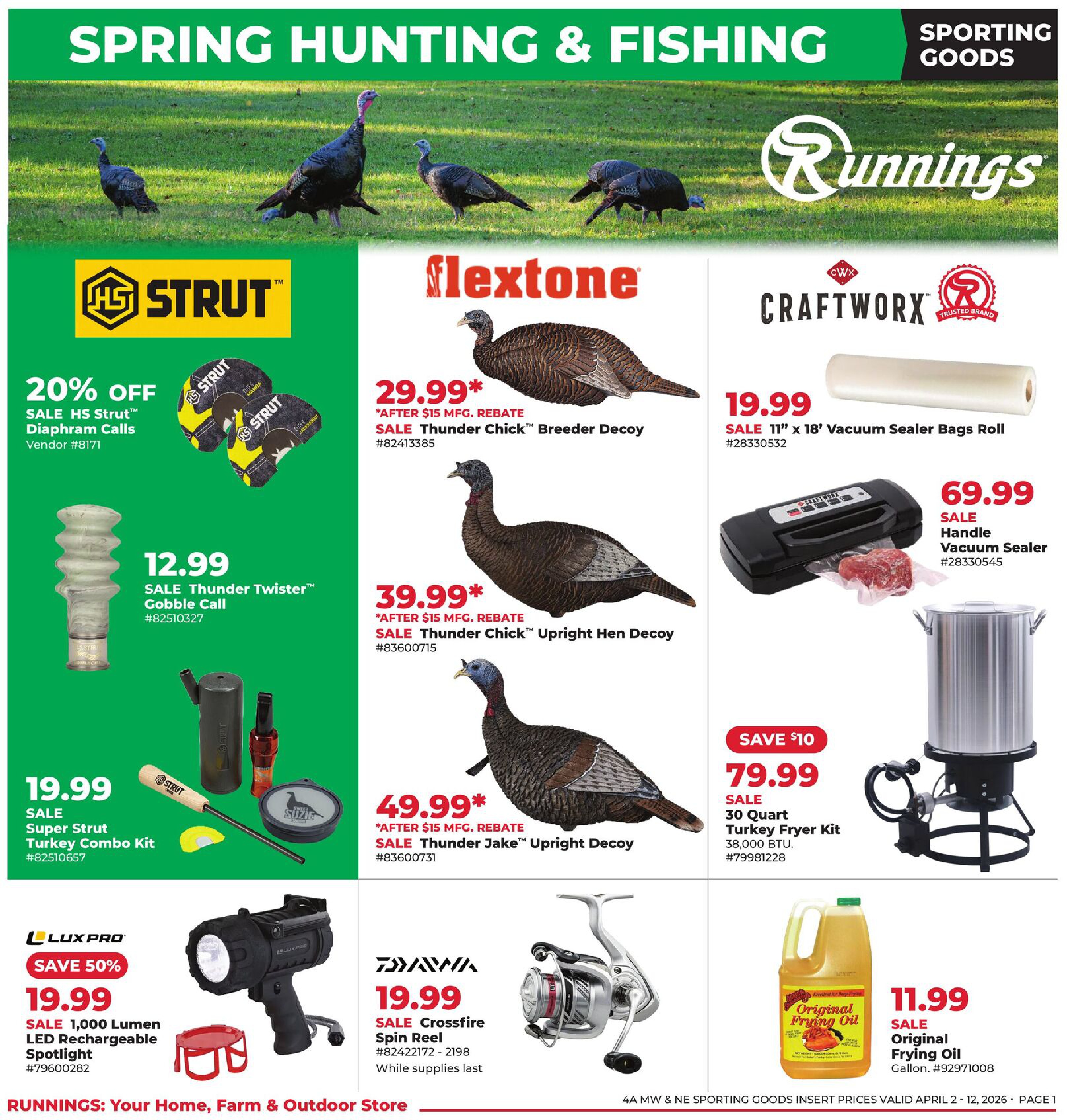 SPRING HUNTING & FISHING