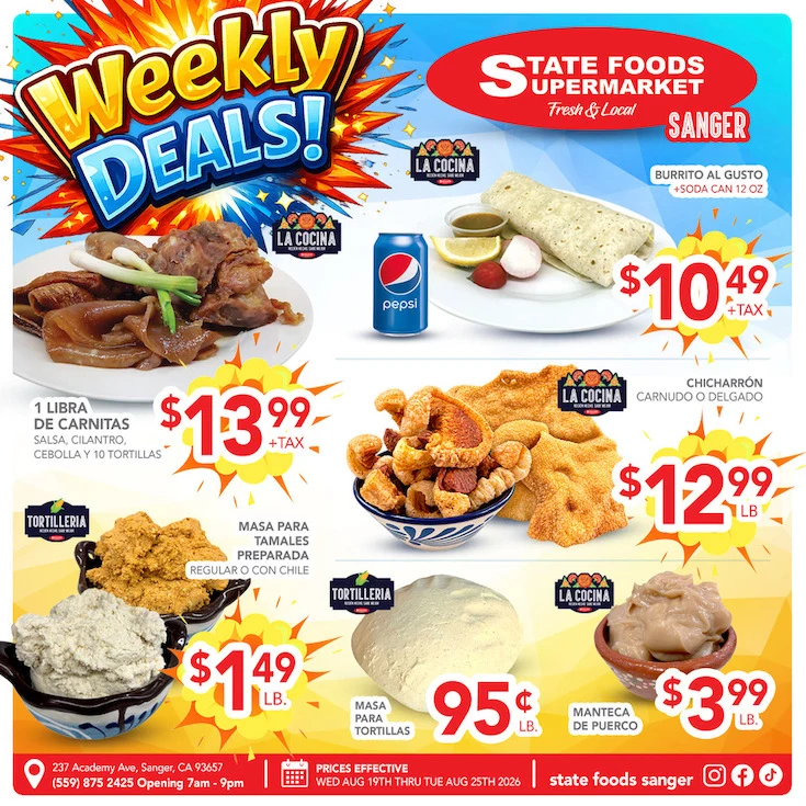 State Foods - Sanger Weekly Ad - Page 4