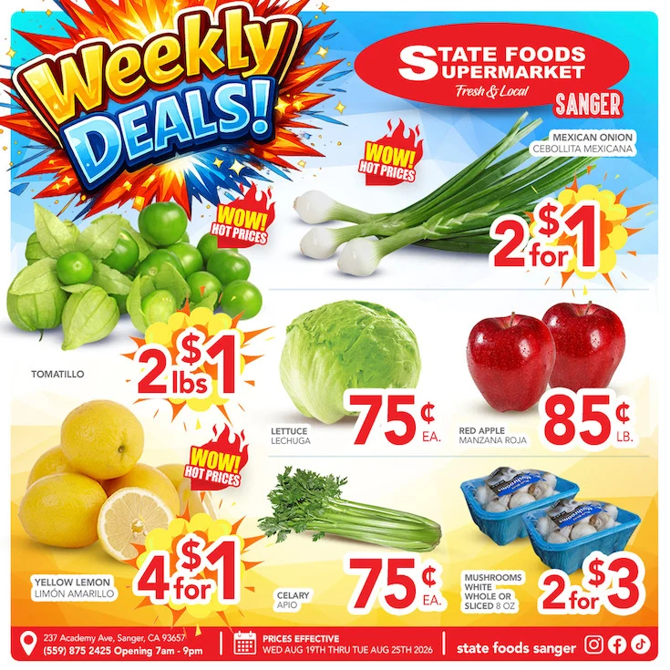 State Foods - Sanger Weekly Ad - Page 6