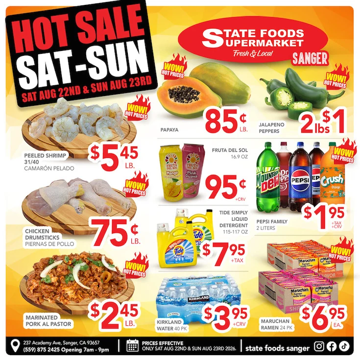 State Foods - Sanger Weekly Ad - Page 8