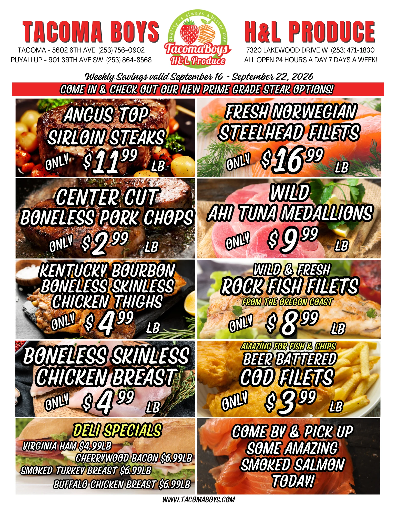 Tacoma Boys Weekly Specials - Page 2