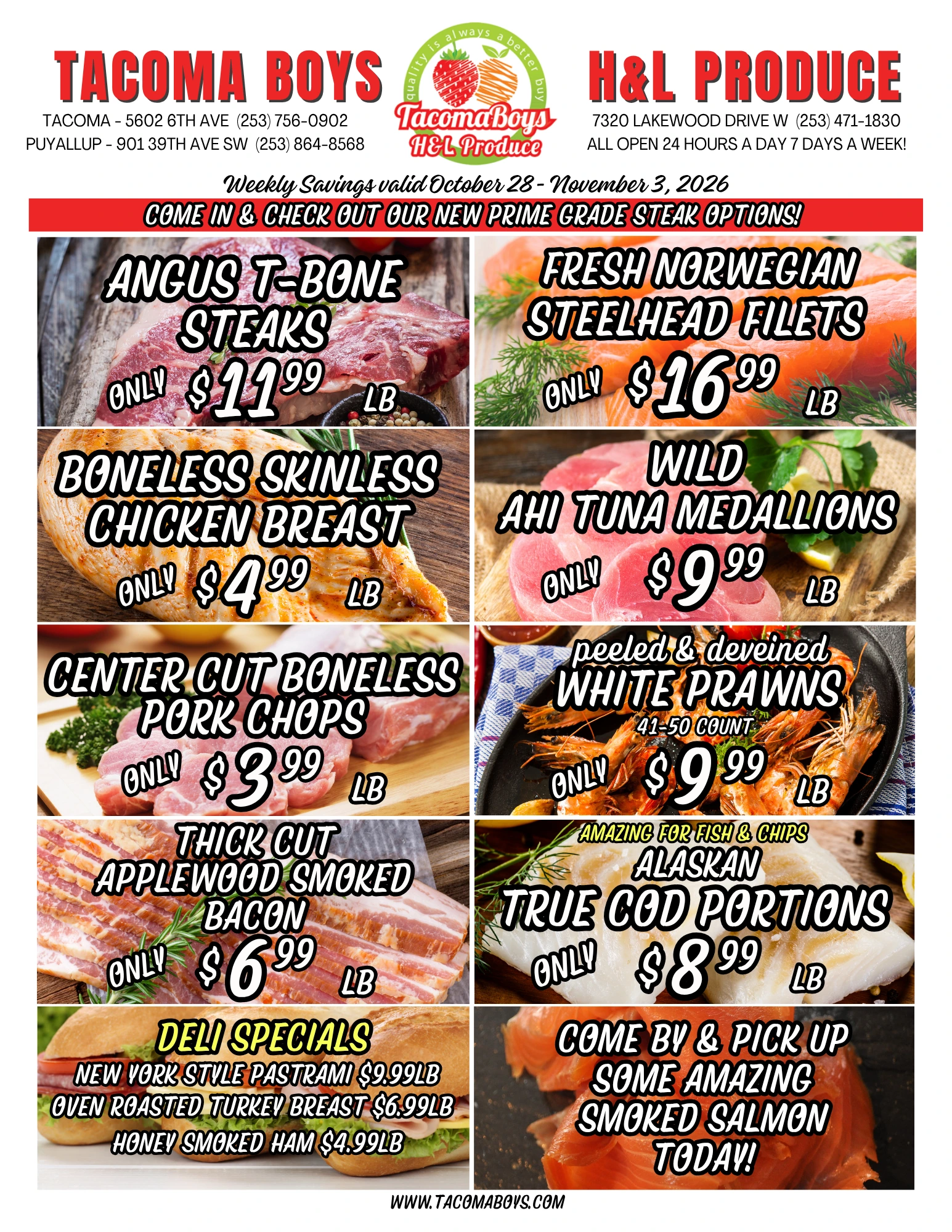 Tacoma Boys Tacoma Boys Weekly Specials - Page 2