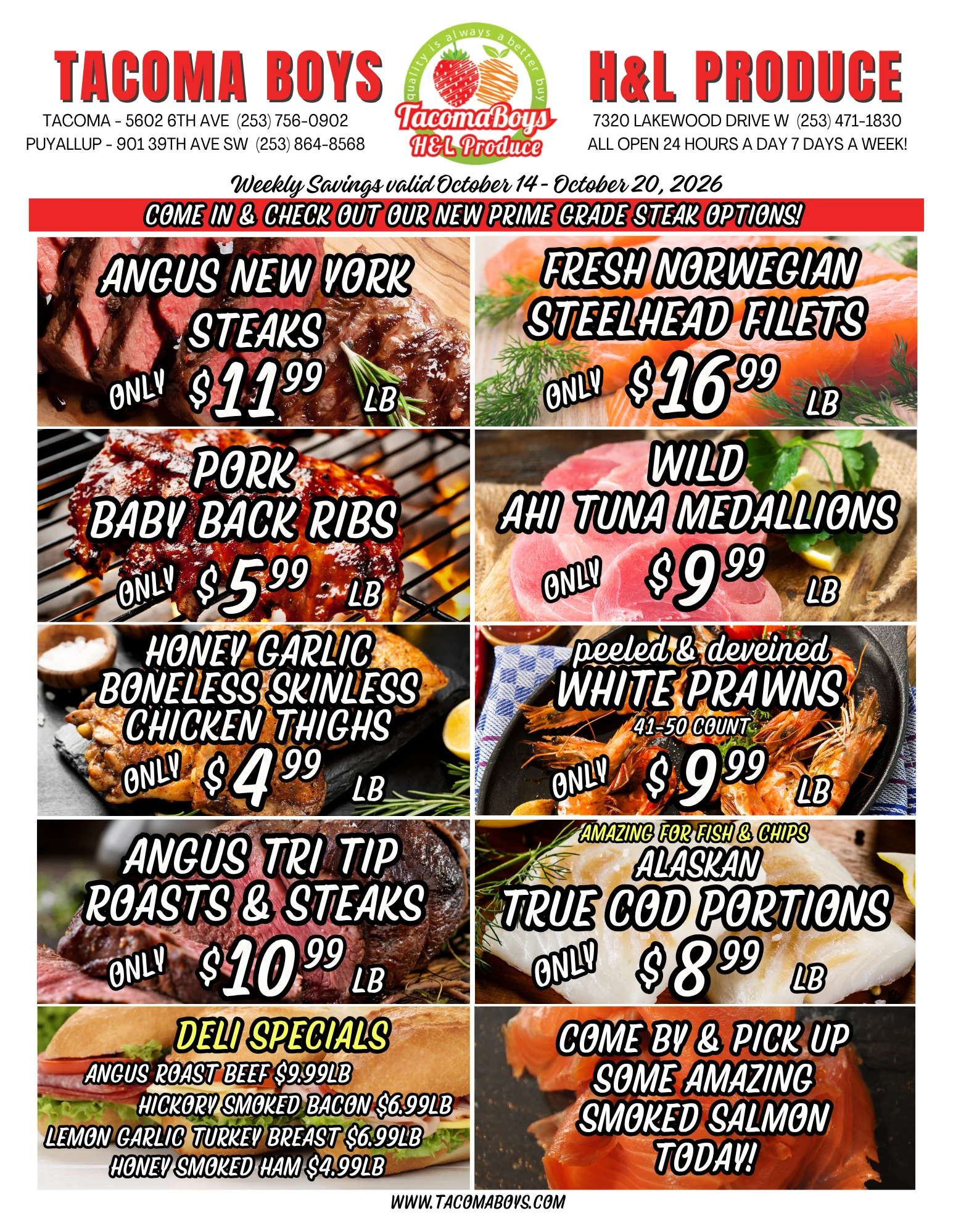 Tacoma Boys Tacoma Boys Weekly Specials - Page 2