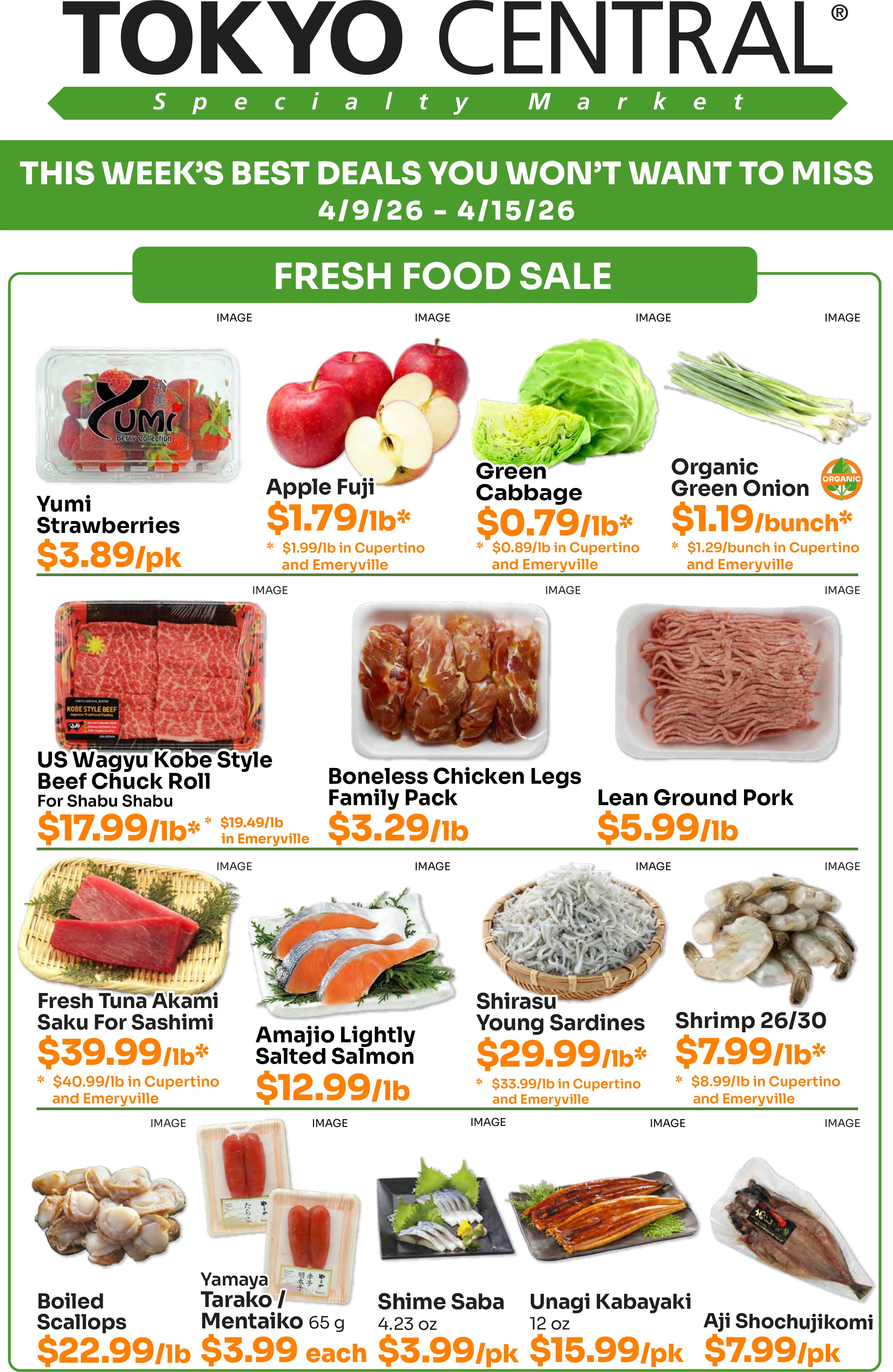 Tokyo Central Weekly Ad