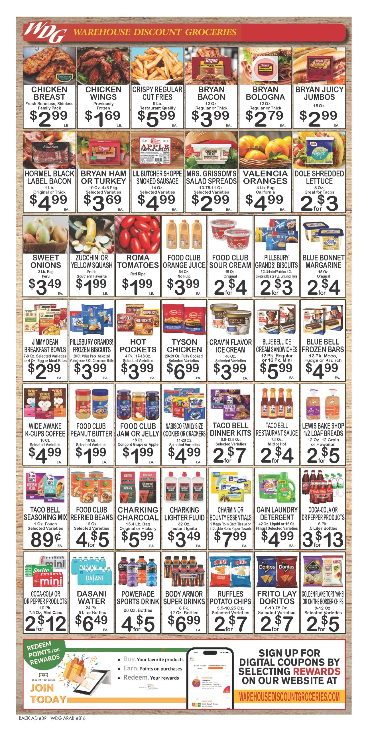 Warehouse Discount Groceries Arab WDG Weekly Ad - Page 2