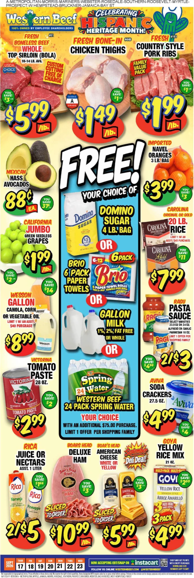 Western Beef Weekly Circular - Page 1