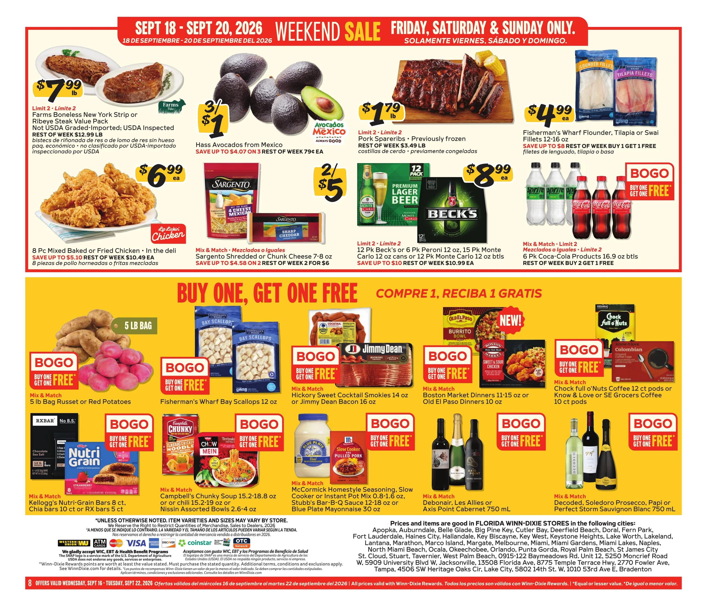 Winn-Dixie Weekly Ad Sep 16 - 22, 2026 - Page 8